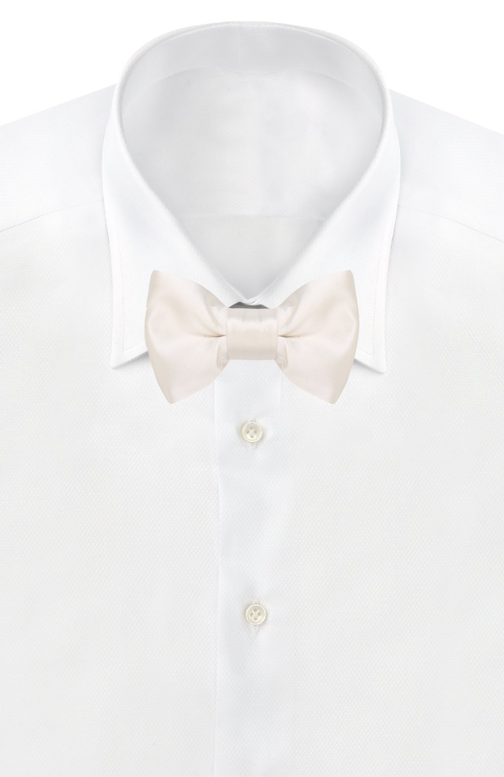 Шелковый галстук-бабочка TOM FORD белого цвета по цене 25950 руб., арт. TFG954CH, фото 2 Шелковый галстук-бабочка TOM FORD, арт. TFG954CH, фото 2