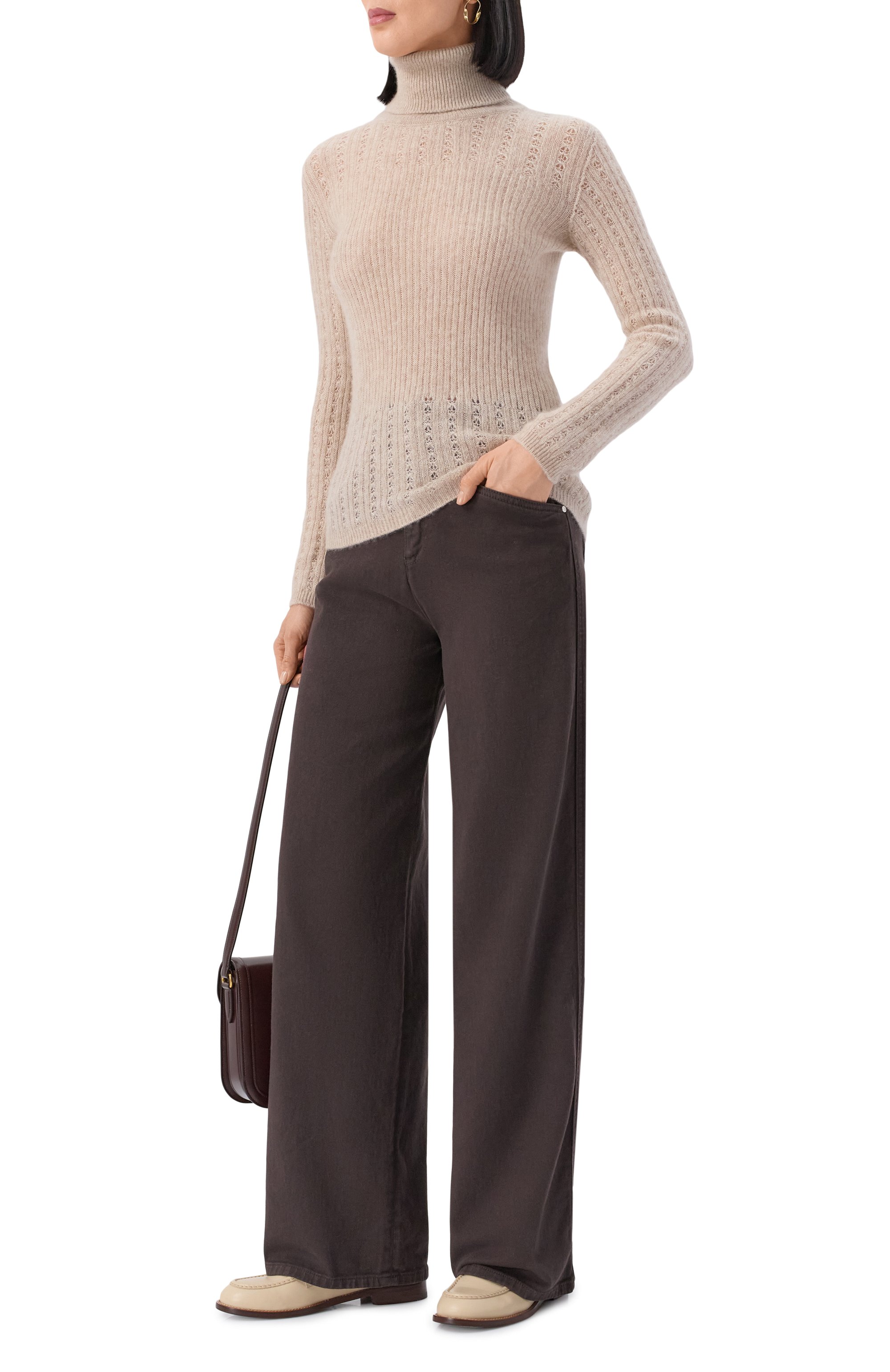 Джинсы palazzo KITON, арт. DJ53102K0538H01, фото 2