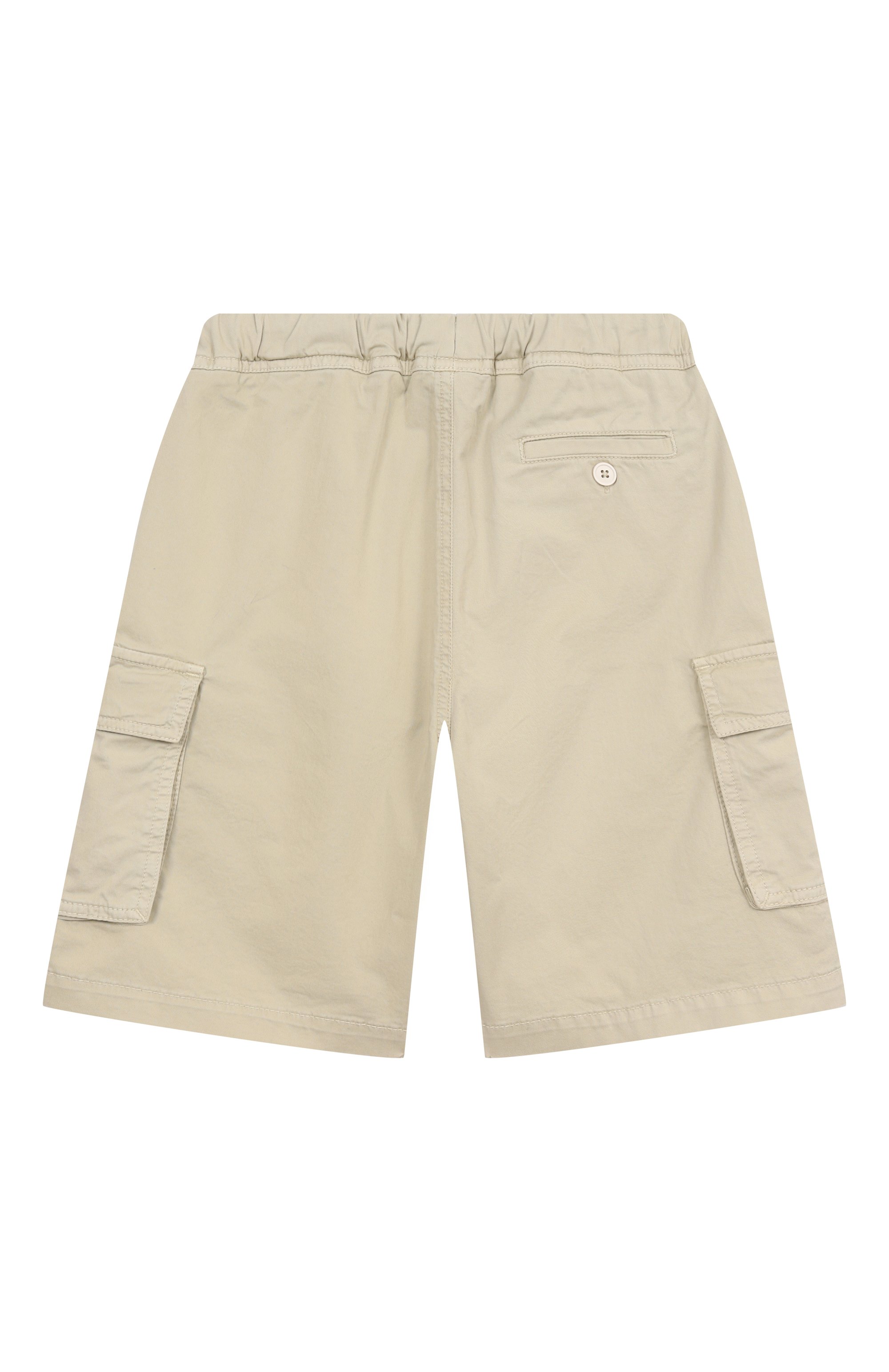 Хлопковые шорты-карго IL GUFO светло-бежевого цвета по цене 16700 руб., арт. P25PB189C6074/10A-14A, фото 2 Хлопковые шорты-карго IL GUFO, арт. P25PB189C6074/10A-14A, фото 2