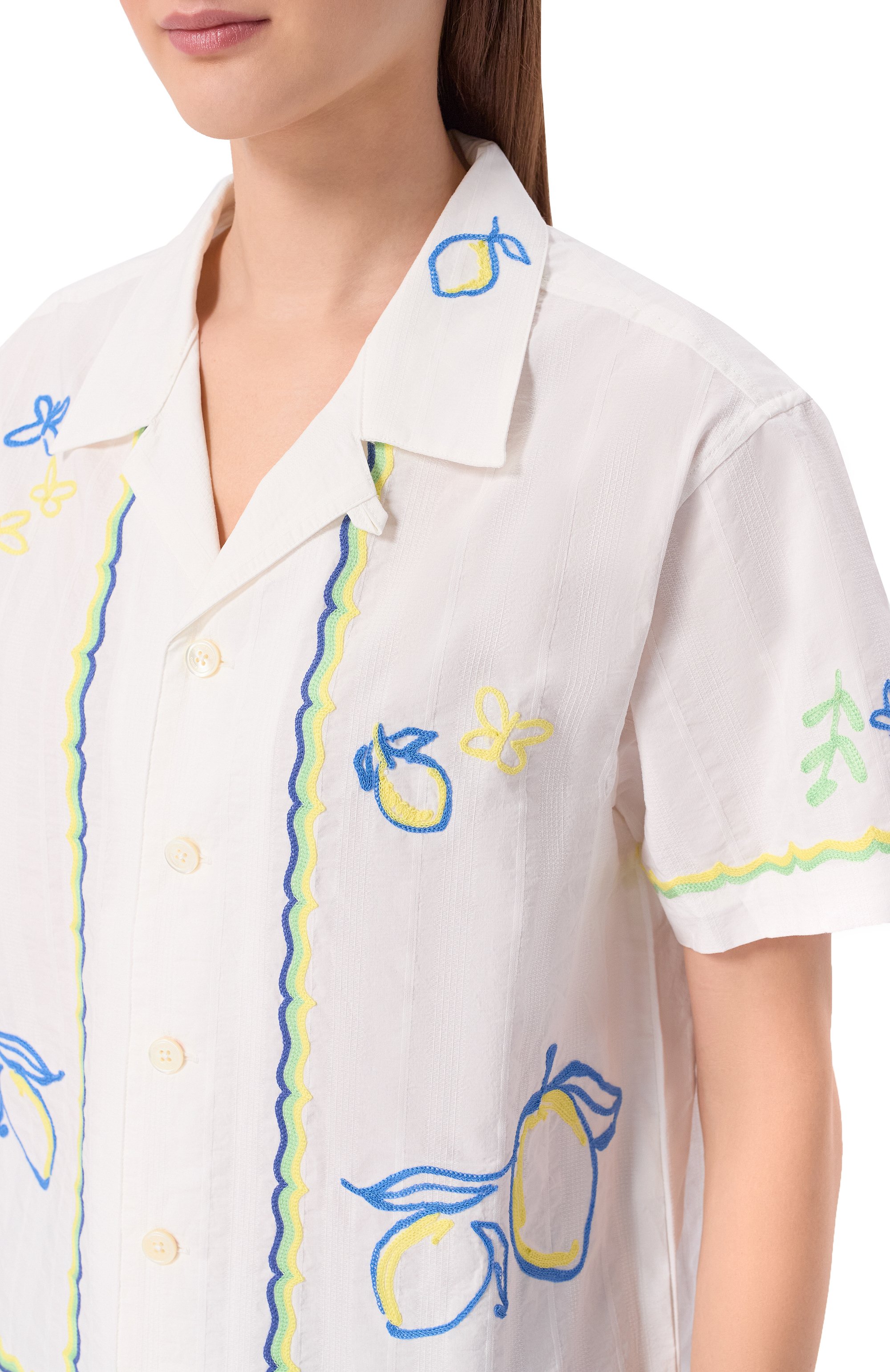 Хлопковая рубашка DUNST, арт. UDSH6B121Y1, фото 5