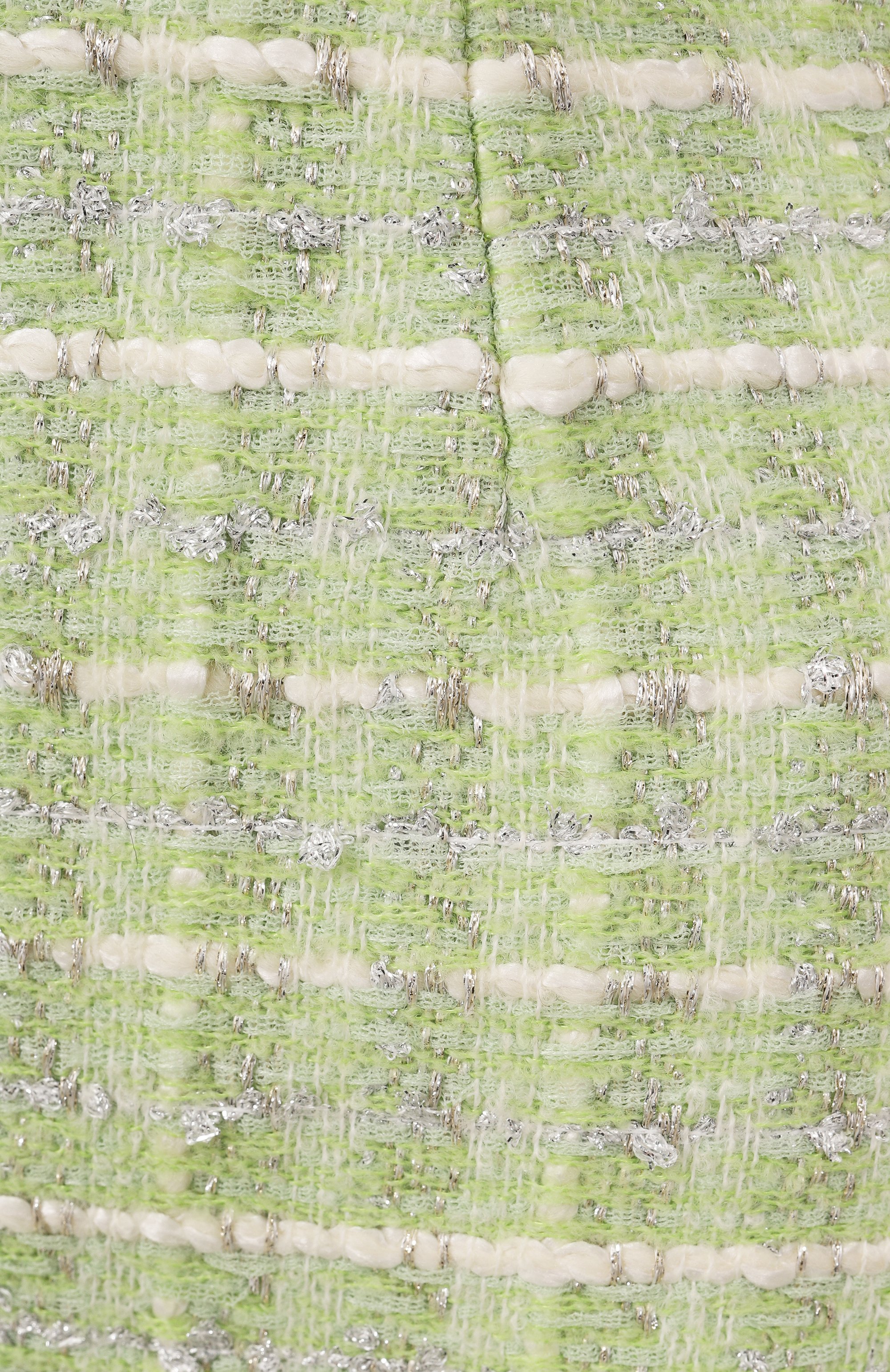 Твидовая юбка MVST светло-зеленого цвета по цене 131500 руб., арт. 25E/X2P/0/C121/3056, фото 6 Твидовая юбка MVST, арт. 25E/X2P/0/C121/3056, фото 6