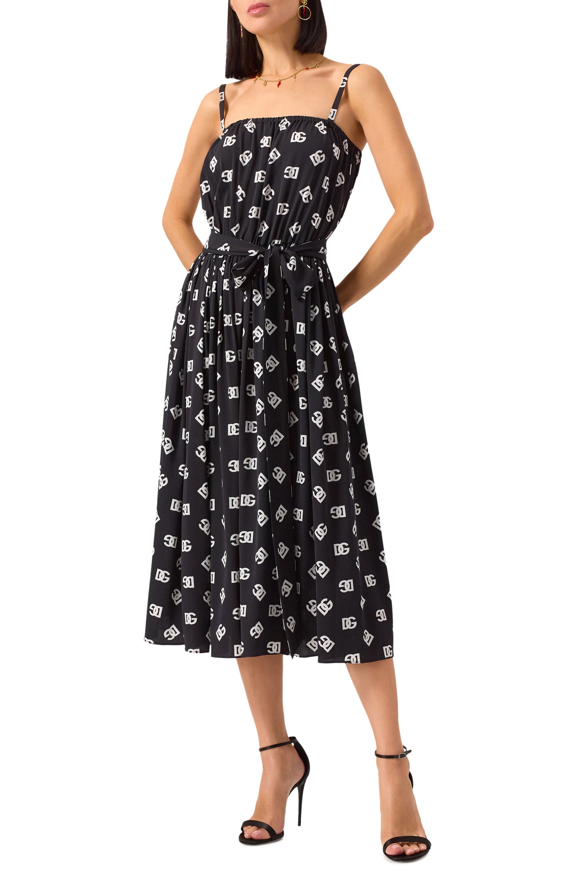 Шелковое платье DOLCE & GABBANA, арт. F6DLKT/FSA4I, фото 3