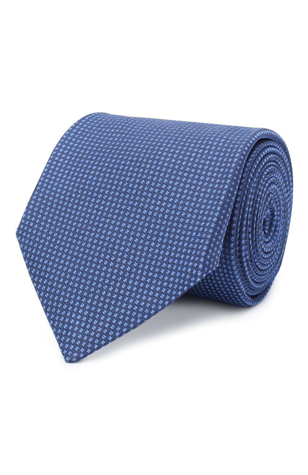 Шелковый галстук KITON синего цвета по цене 27850 руб., арт. UCRVKLC06G07, фото 1 Шелковый галстук KITON, арт. UCRVKLC06G07, фото 1