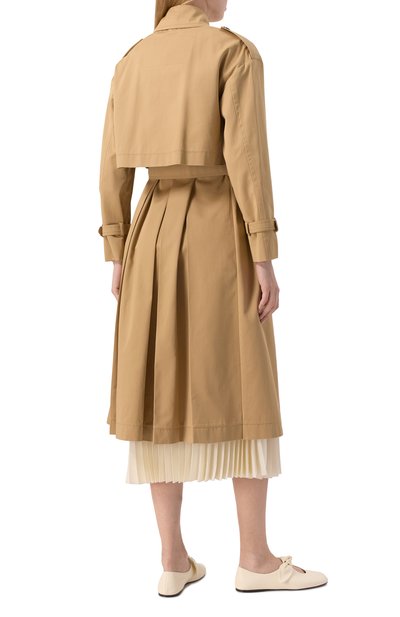 Хлопковый тренч WEEKEND MAX MARA, арт. VIVETTA, фото 4
