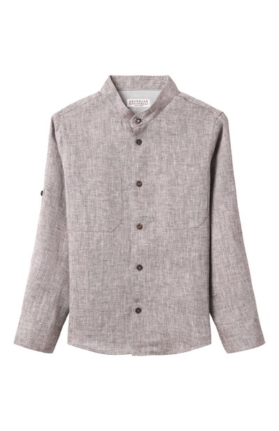 Льняная рубашка BRUNELLO CUCINELLI, арт. BM684C330A