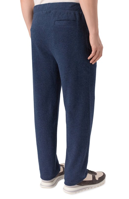 Брюки из хлопка и кашемира Andrea Campagna PANT/LB1630 Синий  PANT/LB1630 Фото 4