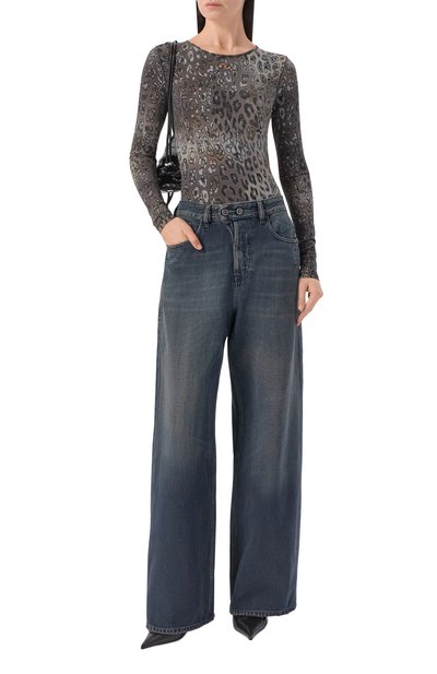 Боди DIESEL леопардового цвета по цене 19850 руб., арт. A22093/0GFCK, фото 2 Боди DIESEL, арт. A22093/0GFCK, фото 2