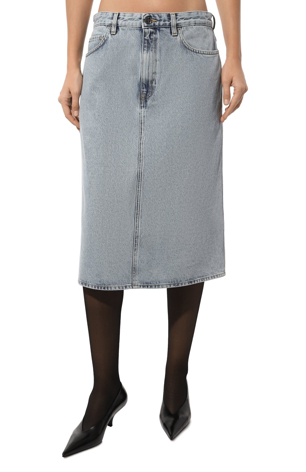 Джинсовая юбка TOTEME, арт. 243-WRB0193-FB0045, фото 3