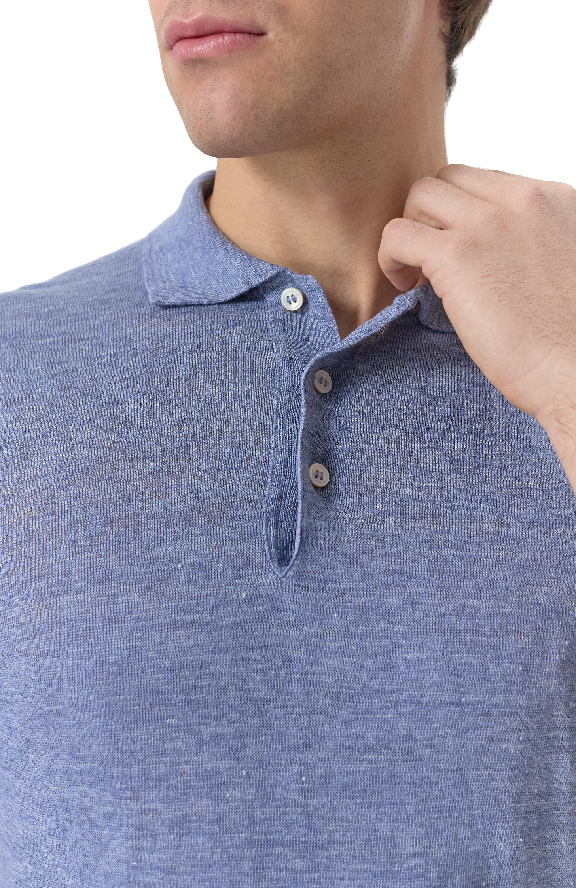 Льняное поло GRAN SASSO, арт. 57187/24804, фото 5