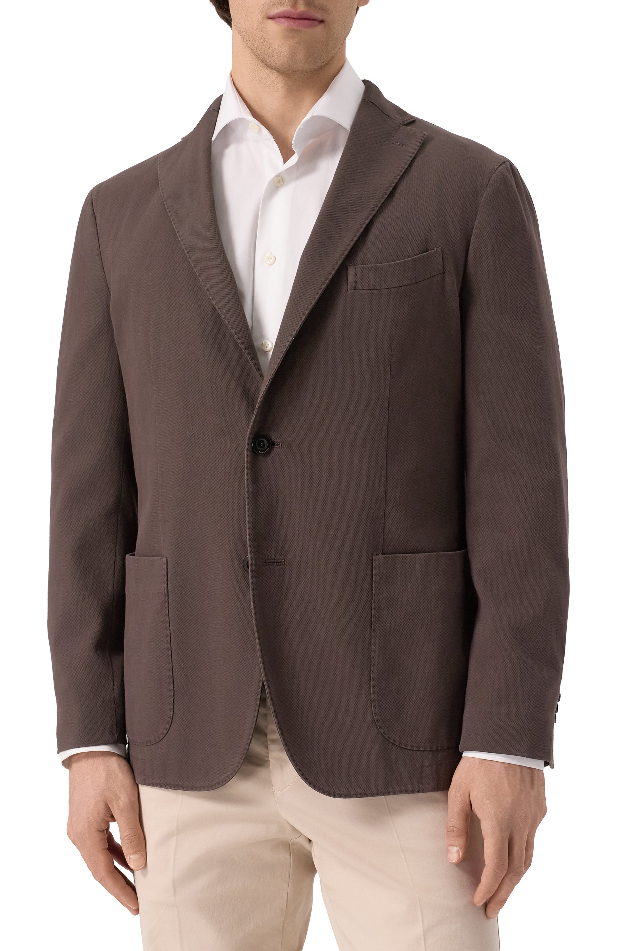 Хлопковый пиджак BOGLIOLI, арт. N1302Q/SA0420, фото 4