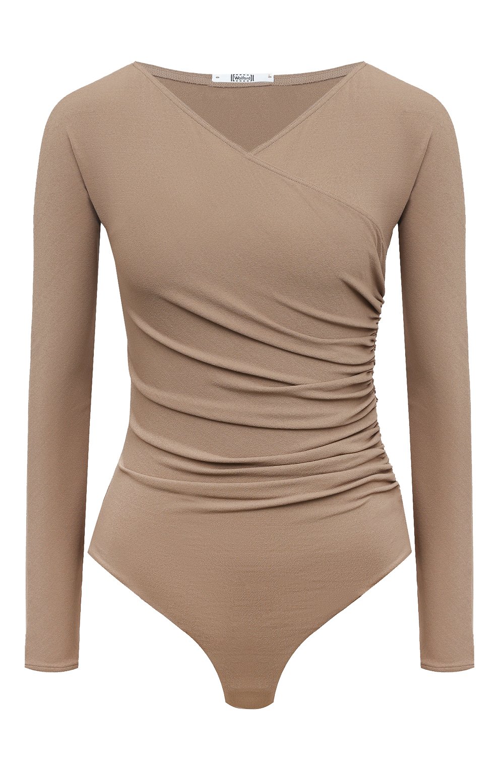 Боди из вискозы WOLFORD бежевого цвета по цене 59900 руб., арт. 79230, фото 1 Боди из вискозы WOLFORD, арт. 79230, фото 1