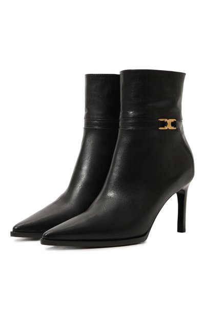Женские кожаные ботильоны CELINE, арт. 35228/3891C