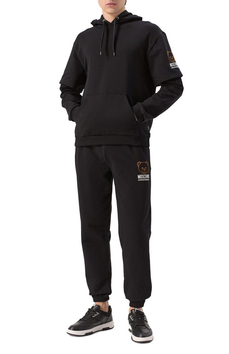 Хлопковые домашние джоггеры MOSCHINO, арт. A6814/4424, фото 1