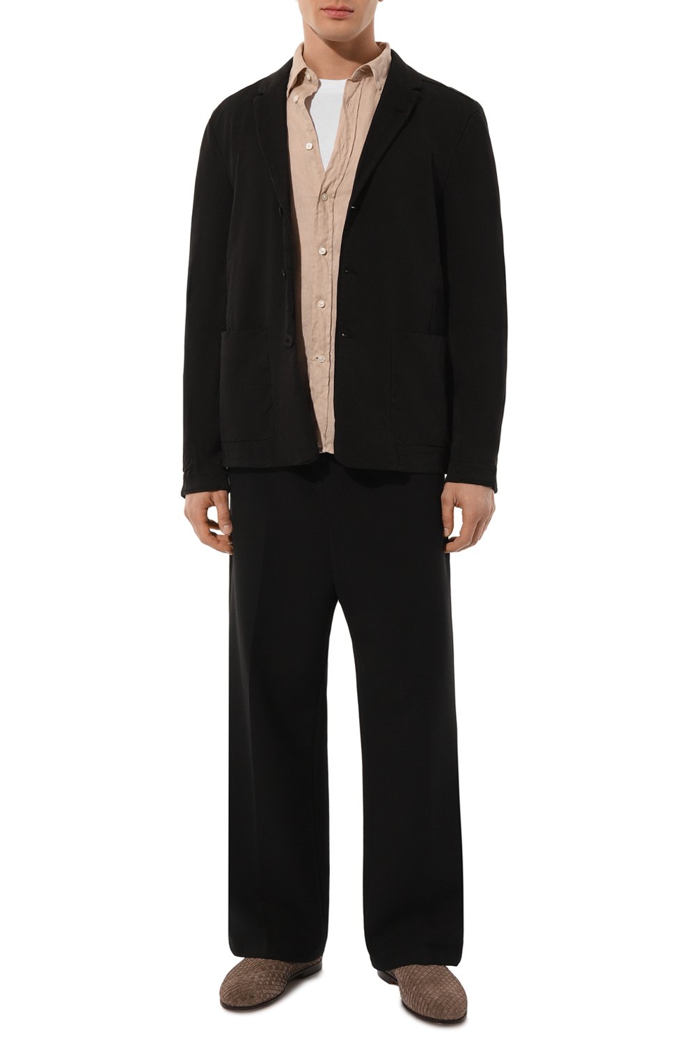 Пиджак из хлопка и льна TRANSIT, арт. CFUTRWC123, фото 2