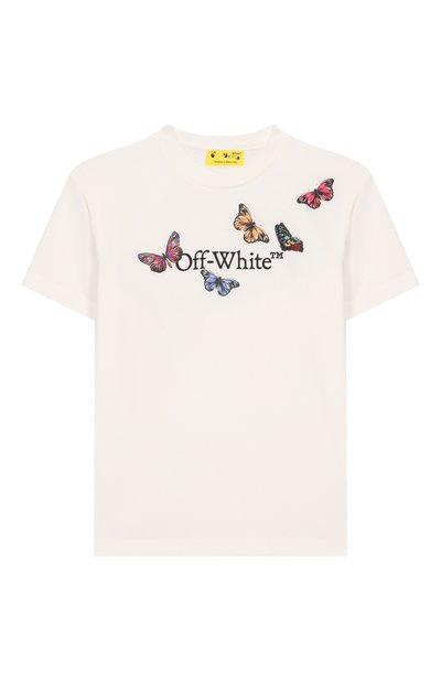 Хлопковая футболка OFF-WHITE, арт. 0GAA001S25JER003/4-12, фото 1