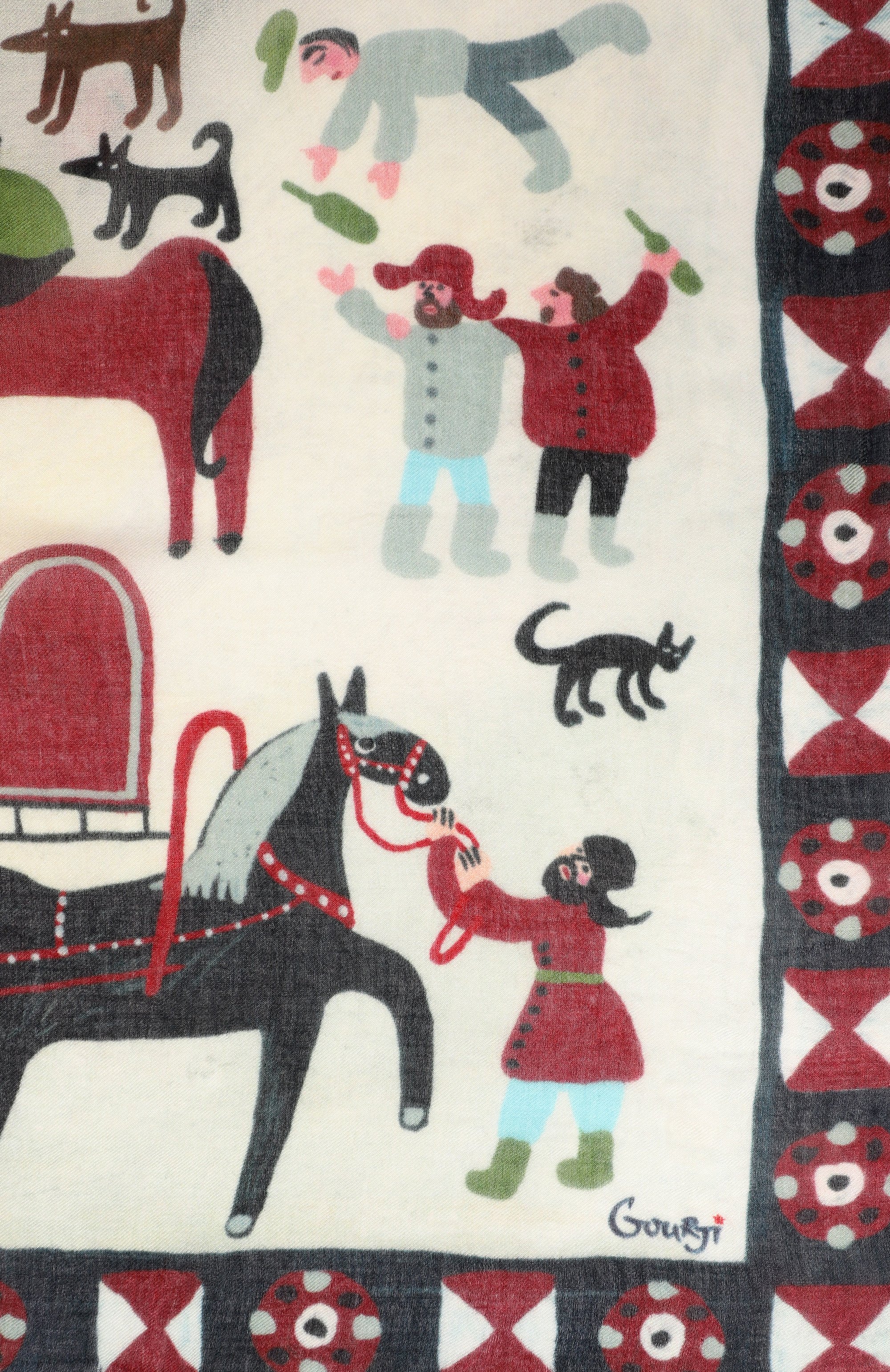 Шаль крещенская ярмарка GOURJI, арт. 91239022/6185114, фото 4