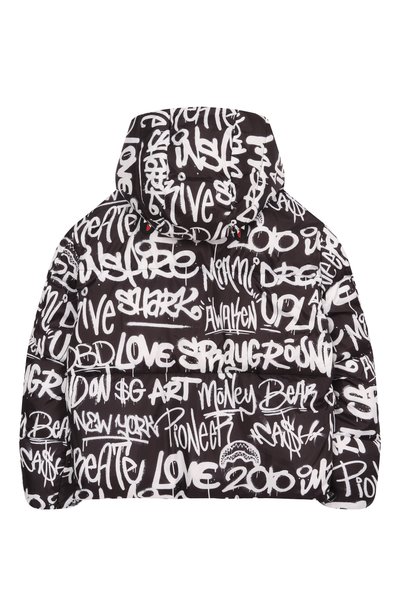 Двусторонняя куртка SPRAYGROUND, арт. SPY1563/GRAFFITI REFLECTIVE D0UBLE PADDED JACKET, фото 5