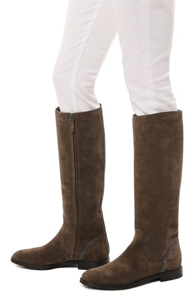 Замшевые сапоги BRUNELLO CUCINELLI, арт. MZSFC2606, фото 3