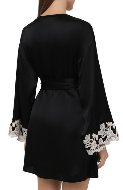 Шелковый халат LA PERLA, арт. 0019230/0202, фото 4