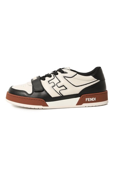 Кожаные кеды fendi match FENDI, арт. 8E8453 A0MN, фото 4