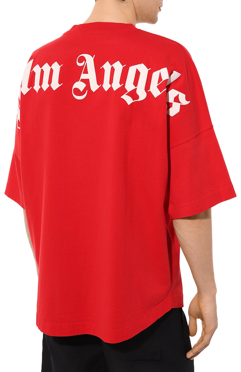 Хлопковая футболка PALM ANGELS, арт. PMAA002C99JER0062501, фото 4