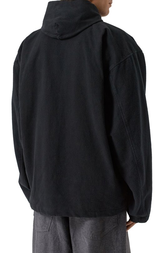 Хлопковая куртка Balenciaga 839072/TPM14 Чёрный  839072/TPM14 Фото 4