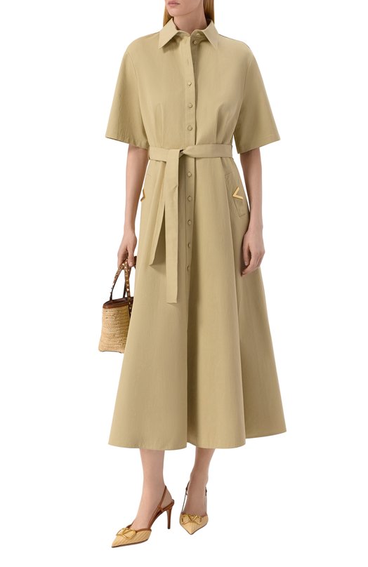 Туфли VLogo Signature 80 Valentino 8W2S0R01/THQ Бежевый  8W2S0R01/THQ Фото 3