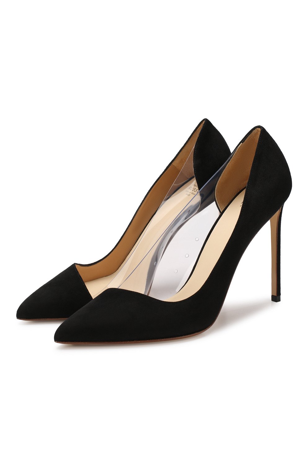 Замшевые туфли FRANCESCO RUSSO, арт. R1P489/SUEDE/PVC, фото 1