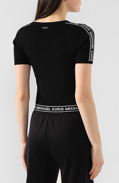 Топ из вискозы MICHAEL MICHAEL KORS, арт. MS96NXL5ZW, фото 4
