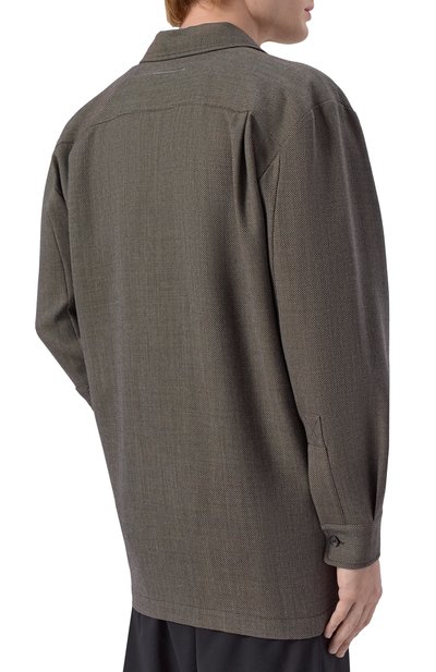 Шерстяная рубашка MM6, арт. S62DA0064/M35636, фото 4