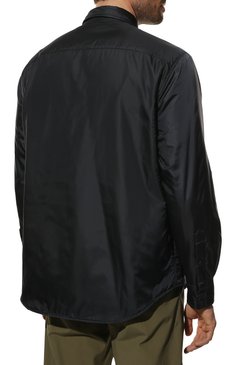 Мужская утепленная куртка ASPESI темно-синего цвета, арт. S2 I I029 7961 | Фото 4 (Кросс-КТ: Куртка; Рукава: Длинные; Материал внешний: Синтетический материал; Мужское Кросс-КТ: утепленные куртки; Материал сплава: Проставлено; Материал подклада: Синтетический материал; Драгоценные камни: Проставлено; Длина (верхняя одежда): Короткие; Стили: Кэжуэл)