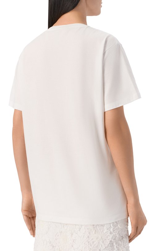 Хлопковая футболка N21 F051/6328_1 Белый  F051/6328_1 Фото 4