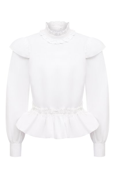 Женская хлопковая блузка GANNI, арт. F5446