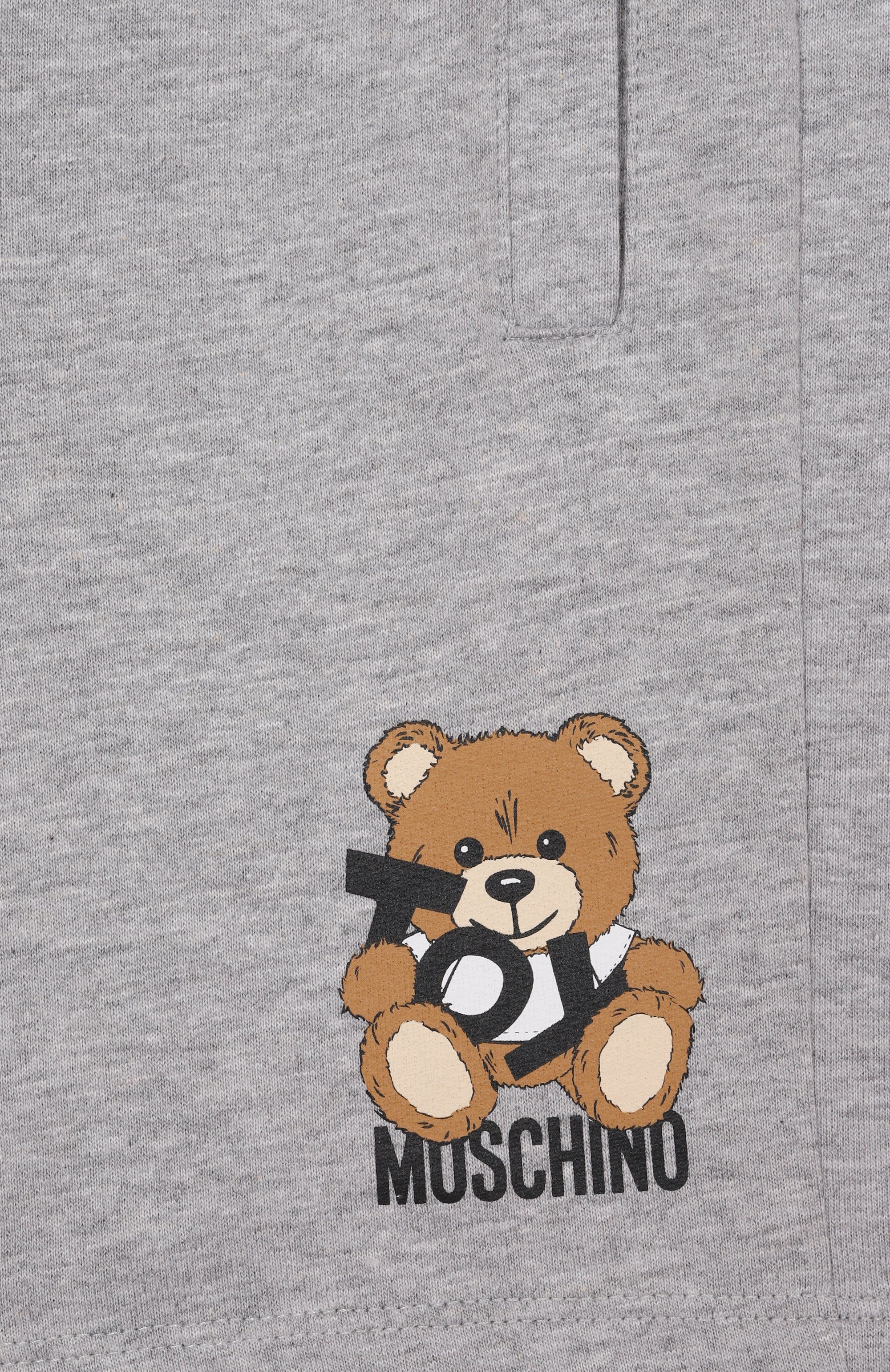 Хлопковые шорты MOSCHINO, арт. HUQ02A/LCA19/4-8, фото 3