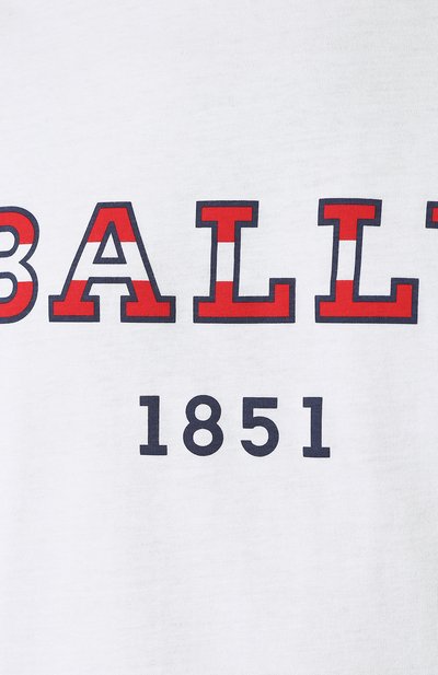 Хлопковая футболка BALLY, арт. M5CA461F-7S254/10, фото 5