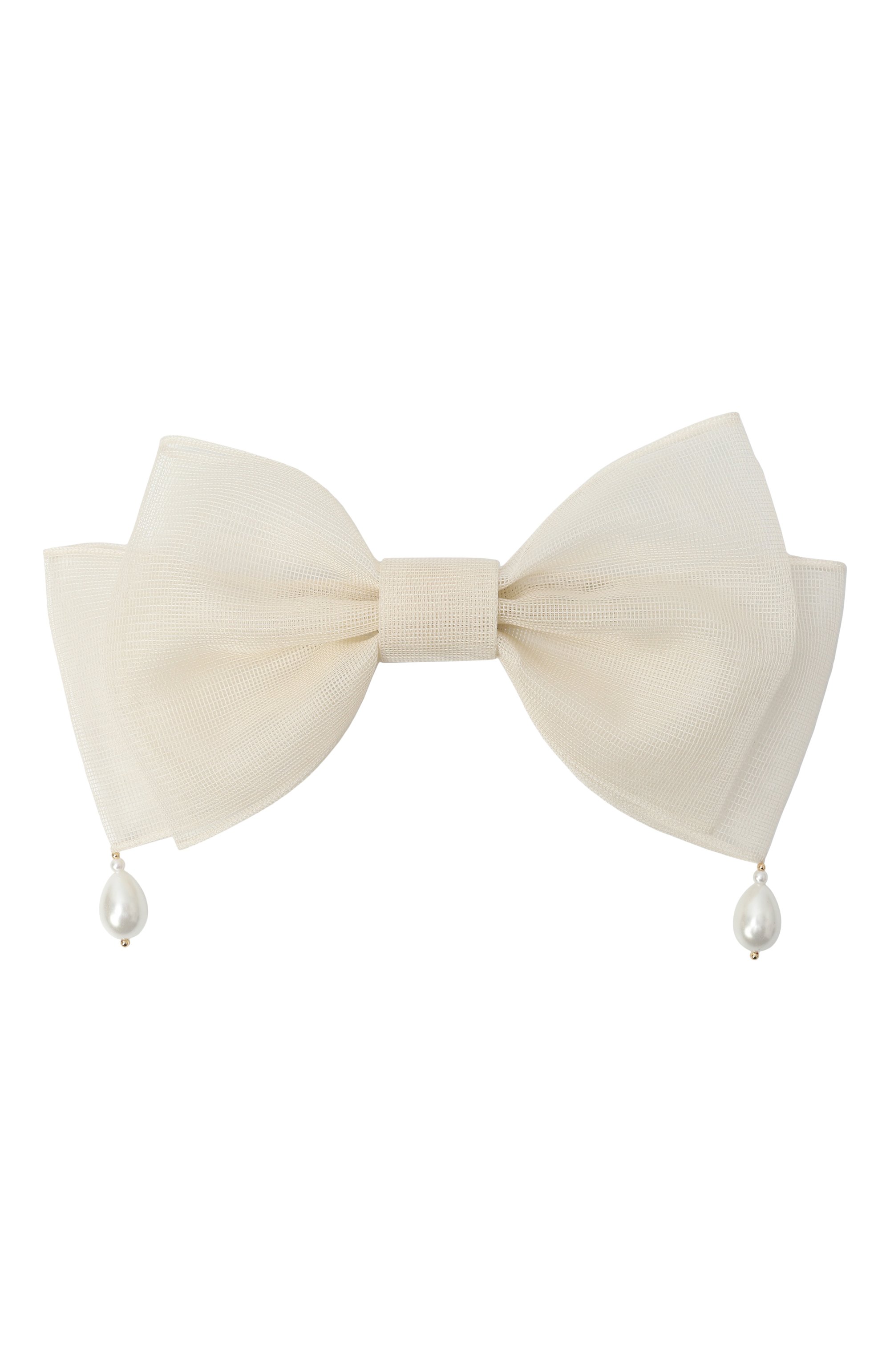 Бант PANFIL кремового цвета по цене 12500 руб., арт. 11-8-MINP, фото 1 Бант PANFIL, арт. 11-8-MINP, фото 1