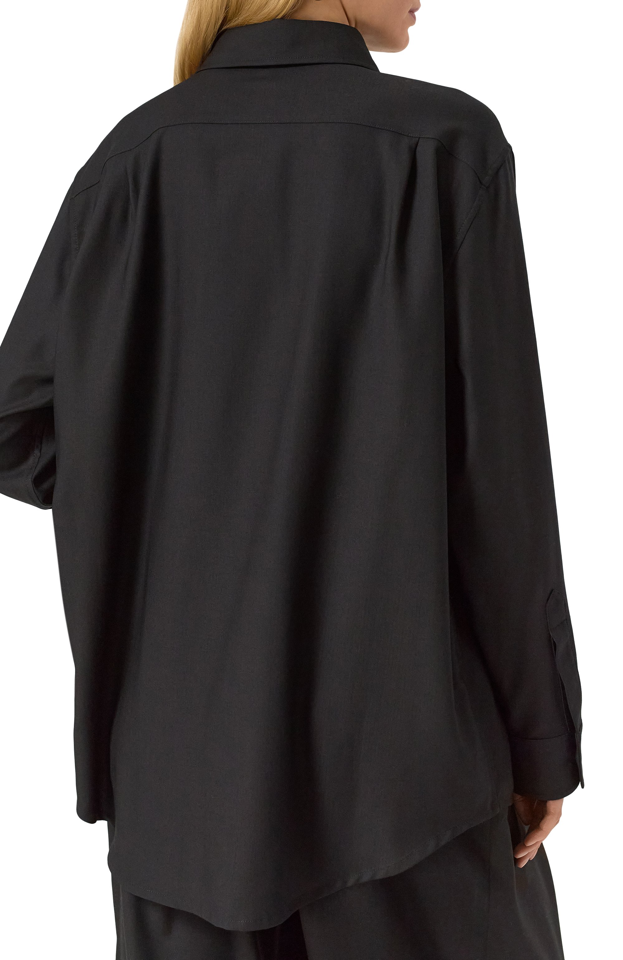 Кашемировая рубашка MVST черного цвета по цене 297000 руб., арт. TXBGM-Y217-2/LC1596, фото 4 Кашемировая рубашка MVST, арт. TXBGM-Y217-2/LC1596, фото 4