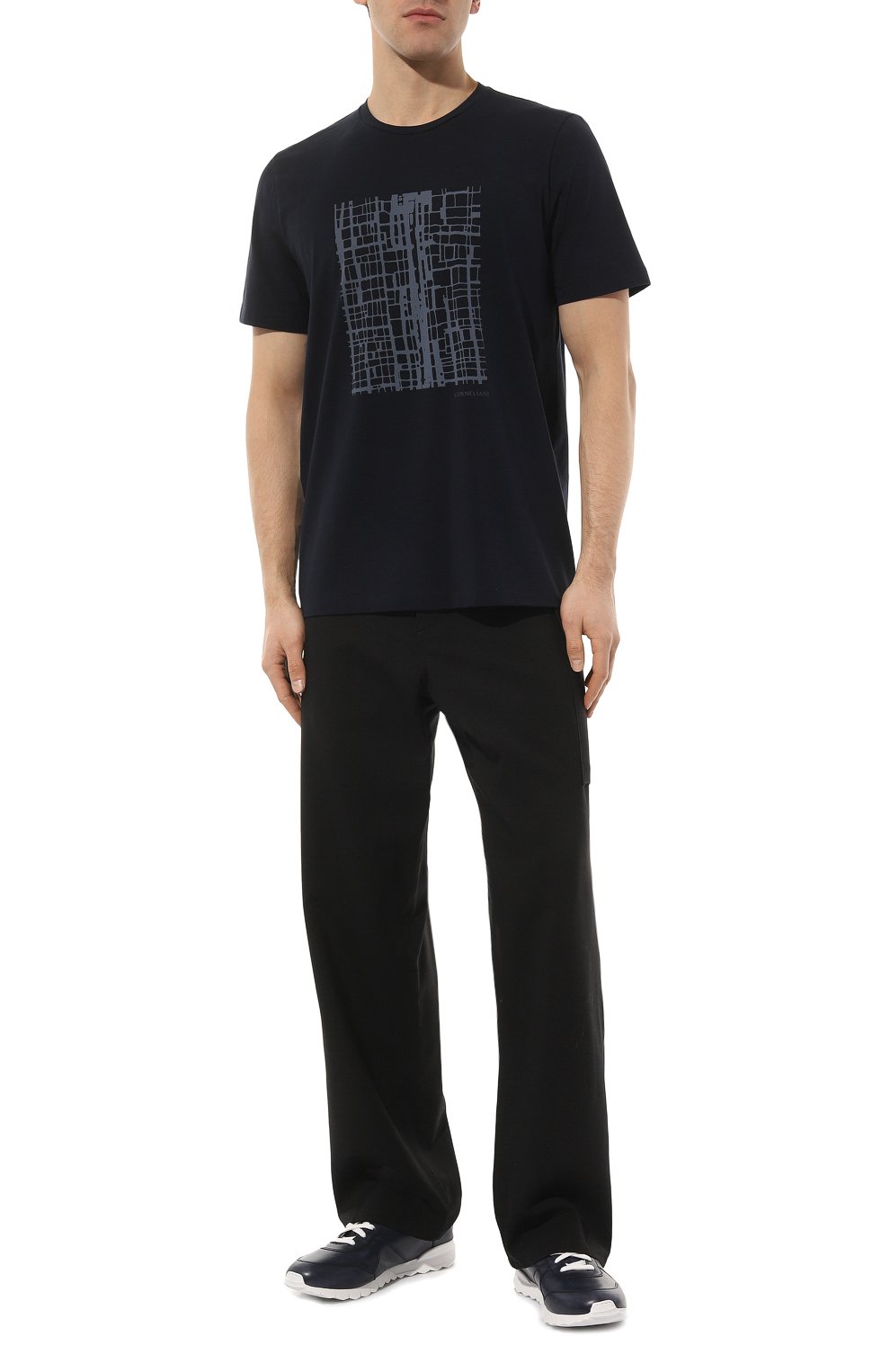 Хлопковая футболка CORNELIANI, арт. 93G590-9325038, фото 2