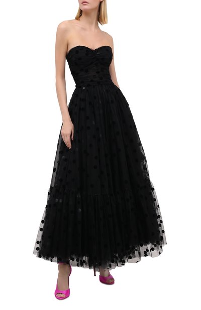 Платье DOLCE & GABBANA черного цвета по цене 748500 руб., арт. F6J7LT/FLSC3, фото 2 Платье DOLCE & GABBANA, арт. F6J7LT/FLSC3, фото 2