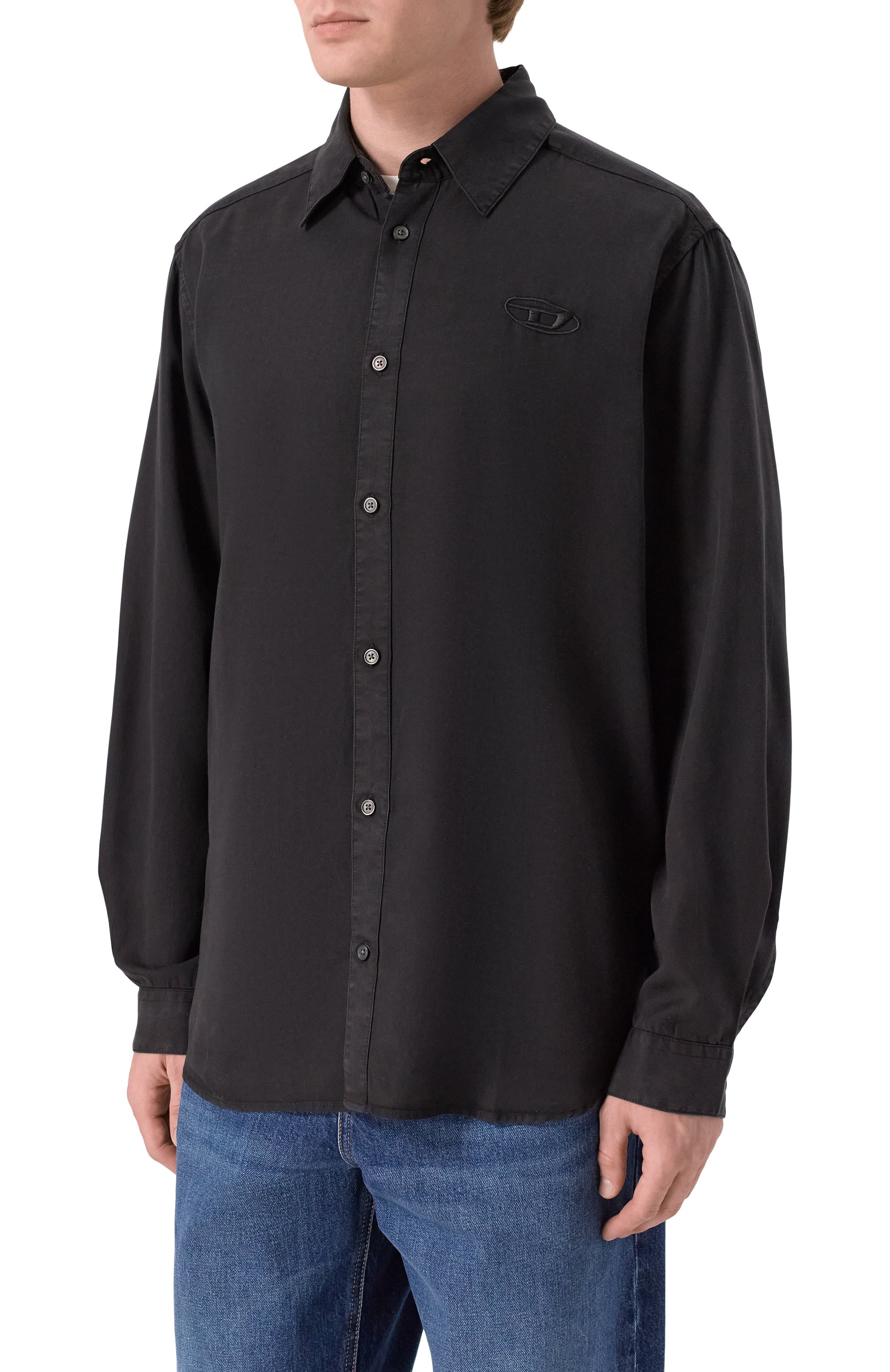 Рубашка из лиоцелла DIESEL, арт. A22025/0HPAG, фото 3