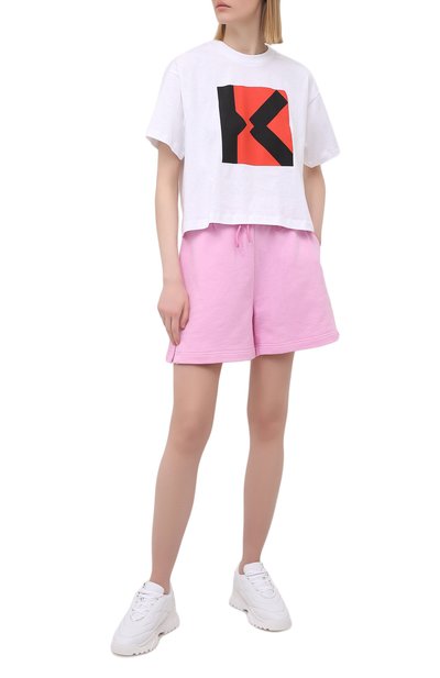 Хлопковая футболка kenzo sport KENZO, арт. FB52TS6904SJ, фото 2