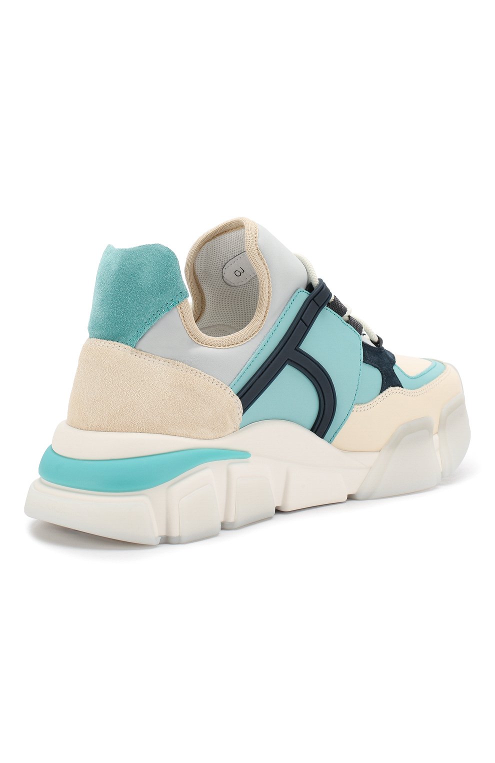 Комбинированные кроссовки FERRAGAMO, арт. Z-07233721C, фото 4