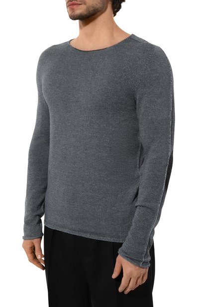 Джемпер из хлопка и кашемира HANNES ROETHER, арт. MEM10PHIS.101.101, фото 3