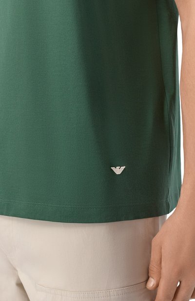Хлопковое поло EMPORIO ARMANI, арт. EM004915/AF24470, фото 5