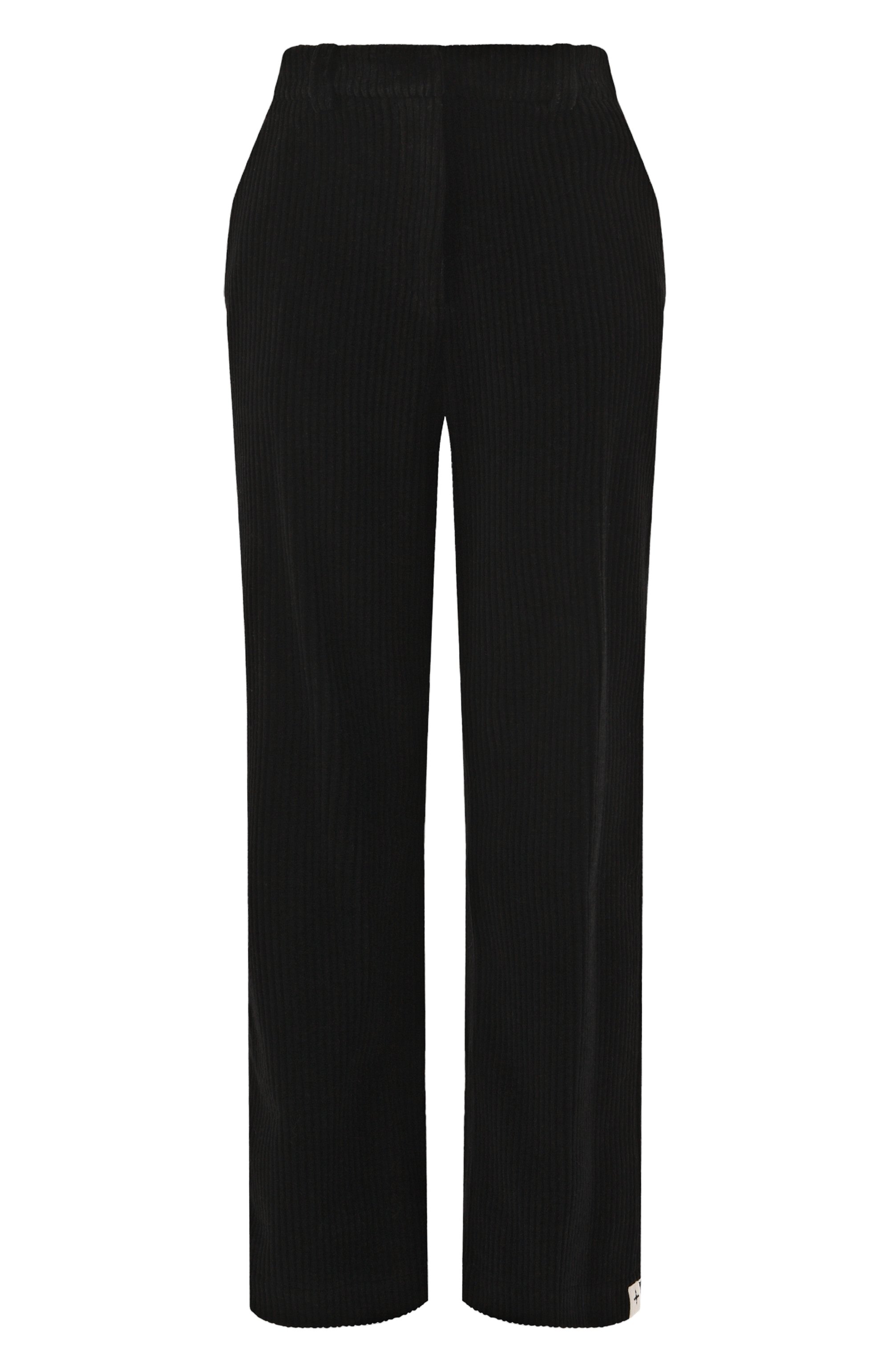 Вельветовые брюки JIL SANDER черного цвета по цене 149000 руб., арт. J40KA0233-J45256, фото 1 Вельветовые брюки JIL SANDER, арт. J40KA0233-J45256, фото 1