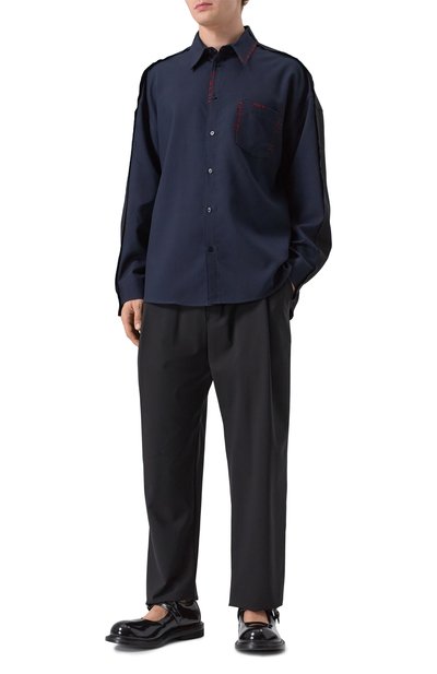 Шерстяная рубашка MARNI, арт. CUMU0278QS/TW839, фото 2