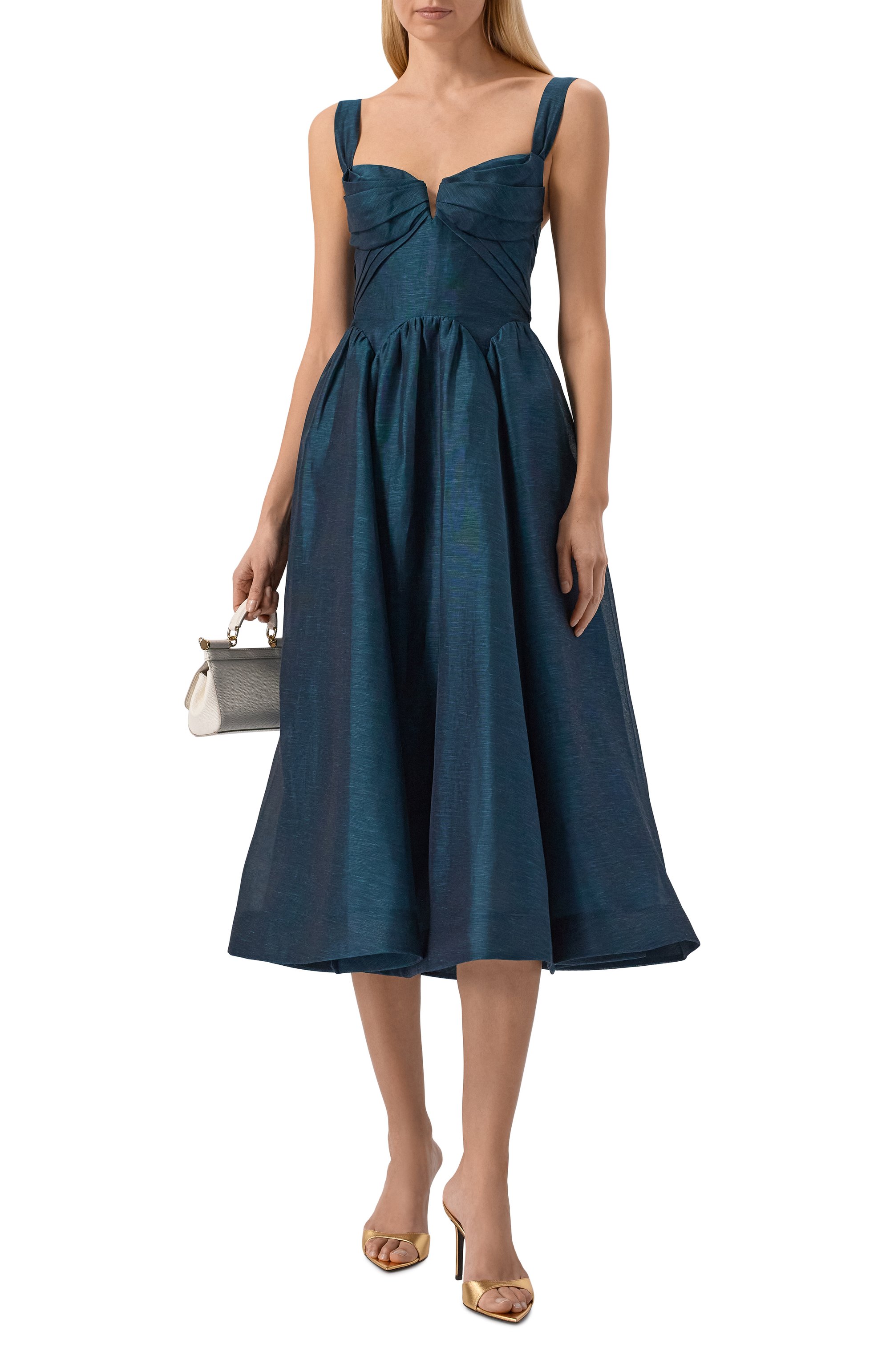 Платье изо льна и шелка ZIMMERMANN, арт. 6847DC261_001, фото 2