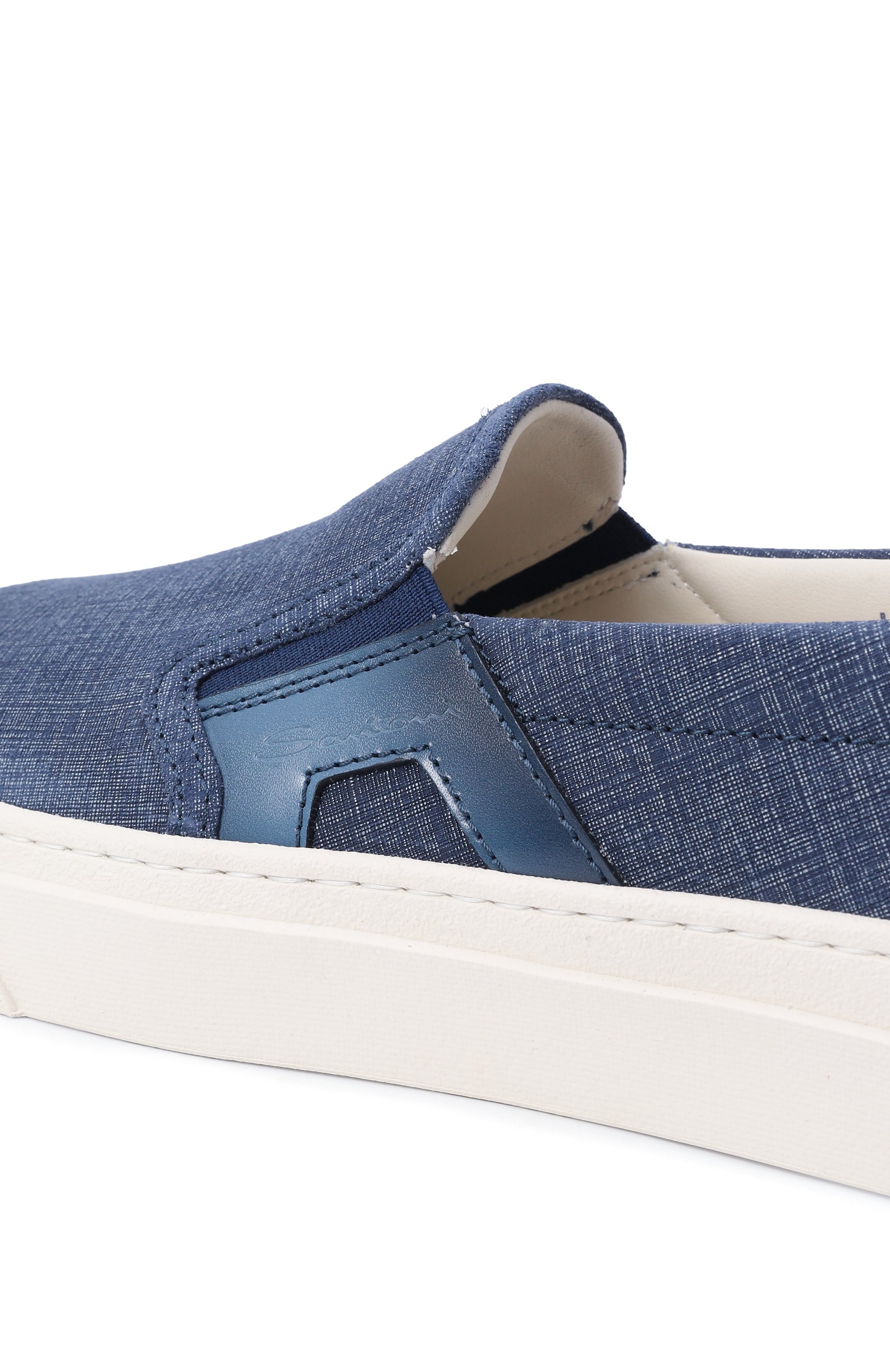 Замшевые слипоны gloria SANTONI, арт. MBGG21946PNNGFCT, фото 7