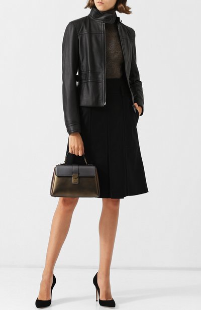 Сумка la piazza medium BOTTEGA VENETA бронзового цвета по цене 288500 руб., арт. 493690/VA2Q0, фото 2 Сумка la piazza medium BOTTEGA VENETA, арт. 493690/VA2Q0, фото 2