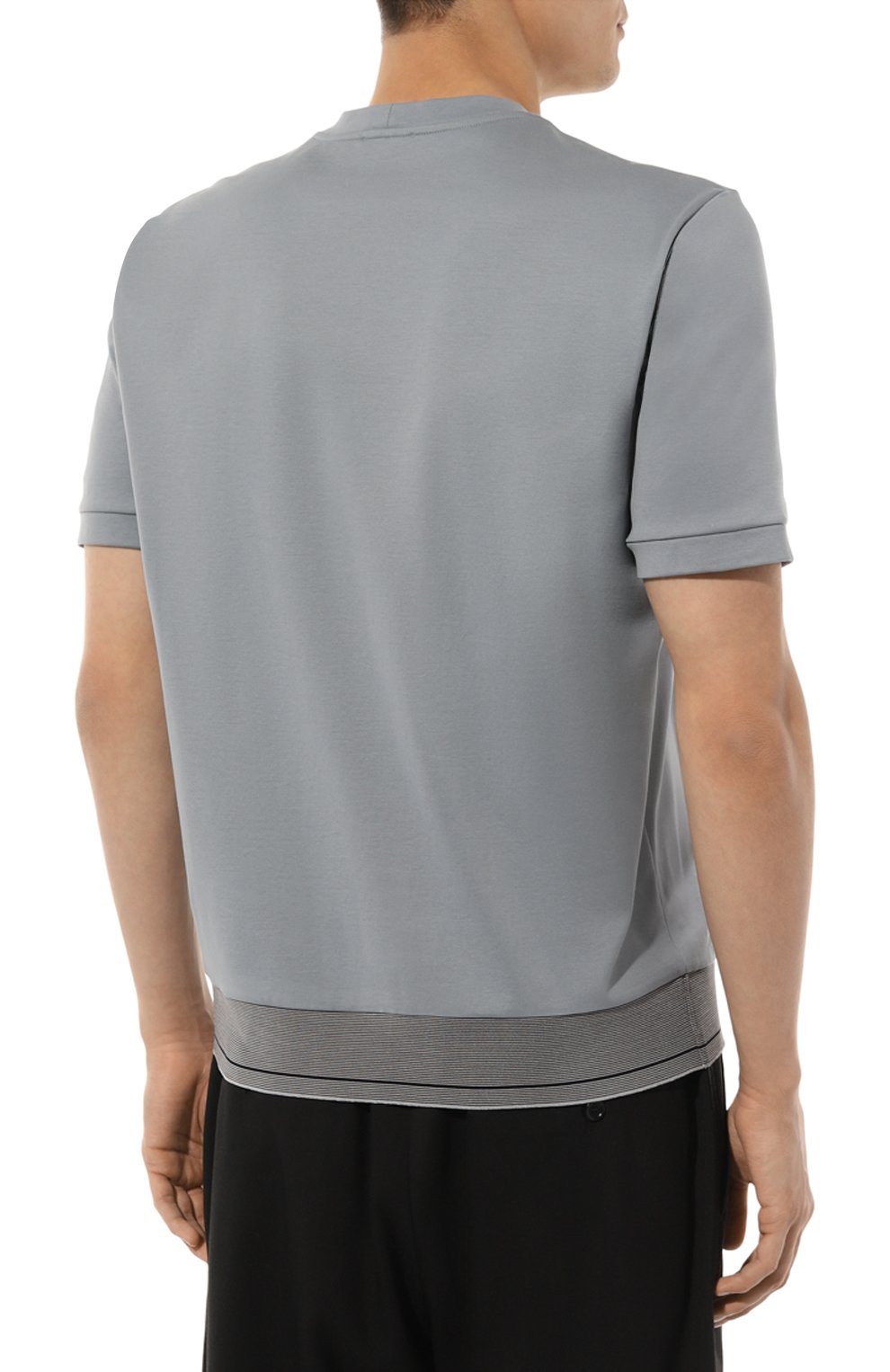 Хлопковая футболка GIORGIO ARMANI, арт. 3DSM52/SJFBZ, фото 4